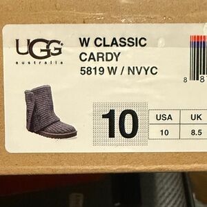 UGG W Classic Cardy Boots - Charcoal